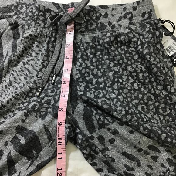 P.J. Salvage XS Gray Animal Print Lounge Jogger Pants Pajama Bottoms NWT B63 - Picture 5 of 9